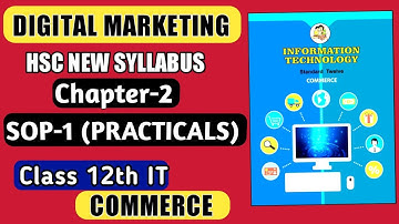sop1 digital marketing class 12 hsc it commerce new syllabus 2021|Useof SEO Tool to optimize website
