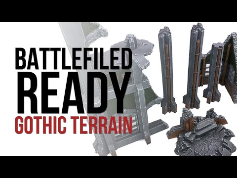 Battlefield In A Box: Industrial Gothic Range | Gale Force Nine | unboxing