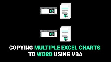 How To Copy Multiple Excel Charts To Word Using VBA