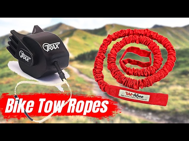 Tow ropes for bikes  TRAX vs Tow-Whee REVIEW 