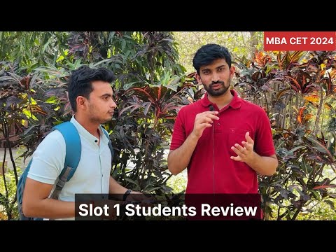 MBA CET Slot