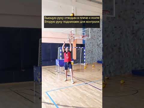 Волейбол: планирующая подача с места