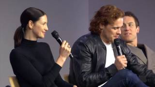 Outlander Cast Interview with Caitriona Balfe, Sam Heughan, Tobias Menzies and Maril Davis