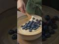 🫐 Ghibli Blueberry Crumble Cake #cozycooking #ghibli #ghiblistyle #anime #animation