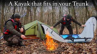 Folding Kayak Island Stealth Camp