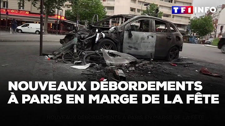 Victoire du PSG : nouveaux débordements à Paris en marge de la fête｜TF1 INFO