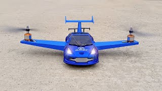 How To Make a Helicopter CAR - Helicopter - Drone Car