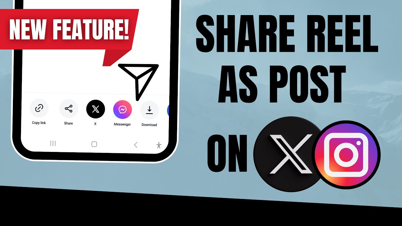 How to Share Instagram Reels as Post on X (Twitter) - YouTube