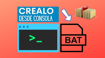 (CMD) - COMO CREAR UN ARCHIVO Bat | Ejecuta comandos de forma automatizado