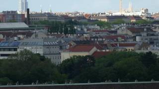 Wiedeń 15.05.2016 -panorama miasta z Glorietty Vienna Panorama Schonbrunn