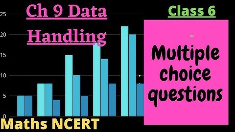 Class 6 NCERT MATHS ||  CH 9 Data Handling || Multiple Choice Questions