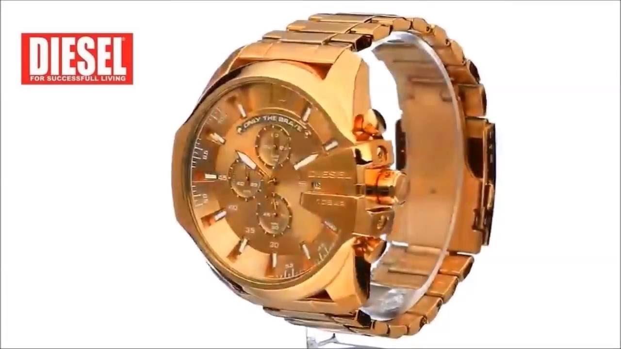 2019 year - 20. Diesel Mega Chief Gold Watch 2019 year