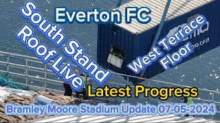 Everton FC New Stadium at Bramley Moore Dock Update 07-05-2024