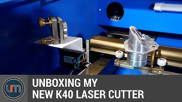 My new K40 Laser Cutter - Unboxing!