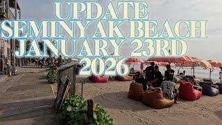 Download Lagu UPDATE JAN 23rd 2026 SEMINYAK BEACH \u0026 Rush Hour Traffic look like in Denpasar 4KHD MP3