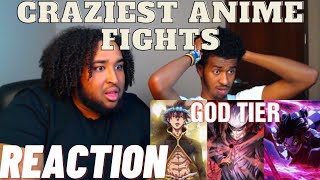 This Was INTENSE! | Top 10 Of The Craziest Anime Fights #1 (Crazy Reaction)