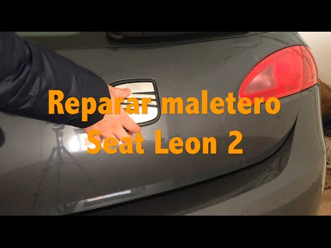 Reparar cerradura maletero Seat Leon 2