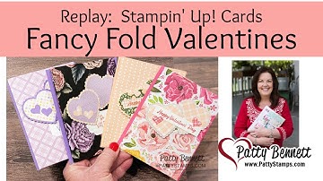 Make a Fancy Fold Valentine Card with me!