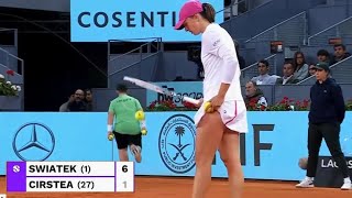 TWO BAD LINESMAN'S CALLS AGAINST ŚWIĄTEK MADRID OPEN ROUND 3 APRIL 27, 2024