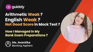 How I Managed In My Bank Exam Preparations ? | Ms. Avantika