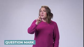 Learn How to Sign Question Mark in ASL | LearnHowToSign.org