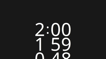 2 Minute Countup Timer
