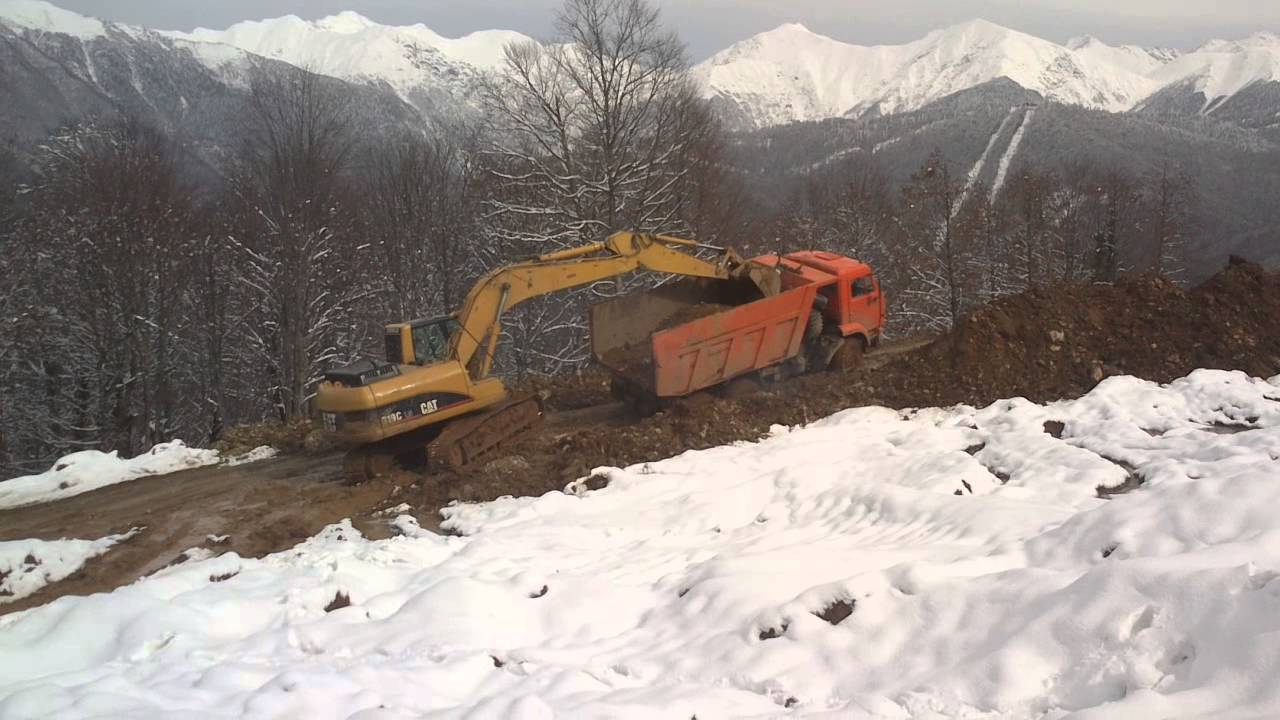 Экскаватор на базе камаза