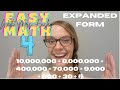 Understanding Expanded Form and Expanded Notation