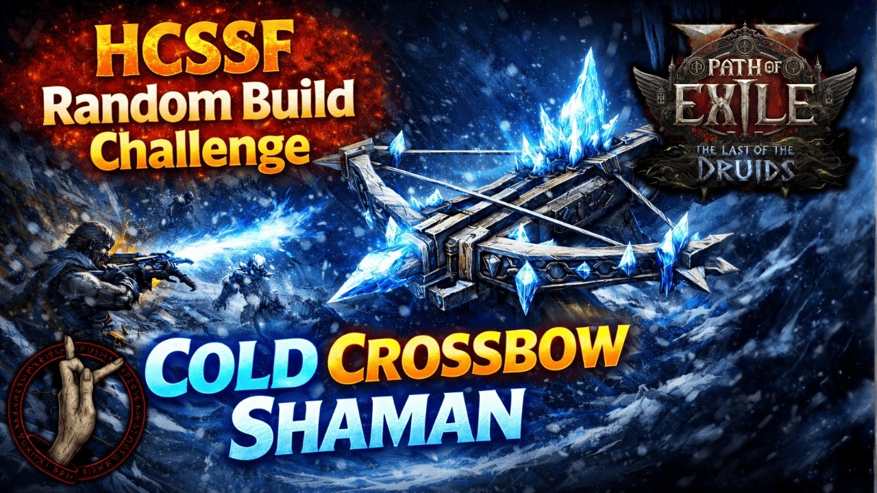 Can Cold Crossbow Shaman beat HCSSF? Act 4 and beyond! - PoE2 Challenge Run