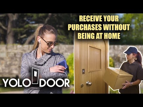 YOLODOOR, The Smart Door that receives your purchases when you are not at home