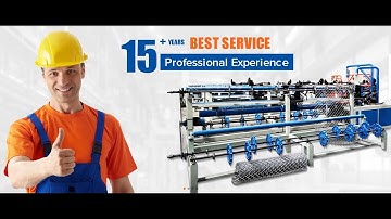 GST double wire fully automatic chain link fence weaving machine professional manufacturer