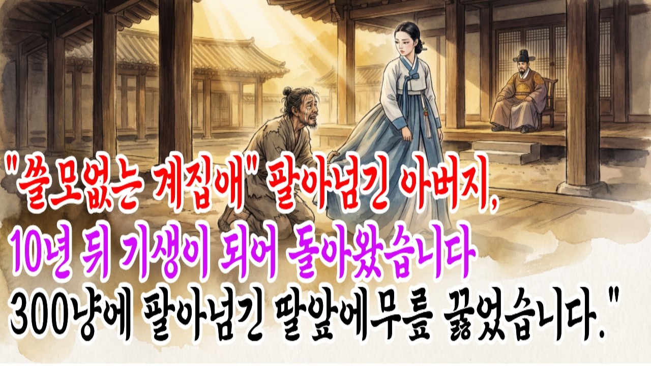 10년전 노비로팔아넘긴 딸#민담 #옛날이야기 #야담