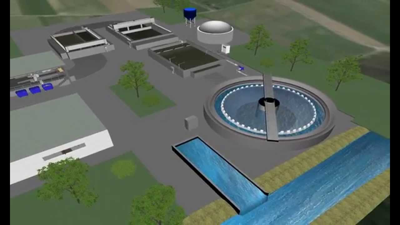 3D Simulation of Water Treatment Plant for BIBS project YouTube