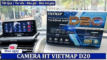 [CAMERA HÀNH TRÌNH VIETMAP D20] | Giá bán Camera Vietmap D20 | Camera HT Ôtô Việt | Toyota Vũng Tàu