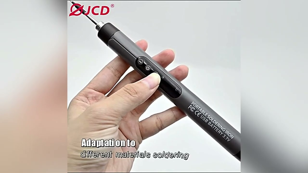 USB Soldering Iron Kit LED Digital Mini Wireless 300-450°C Adjustable Temperature 1