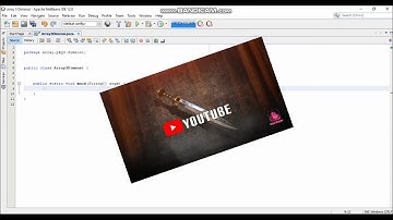 membuat program Array menggunakan netbeans 12.0