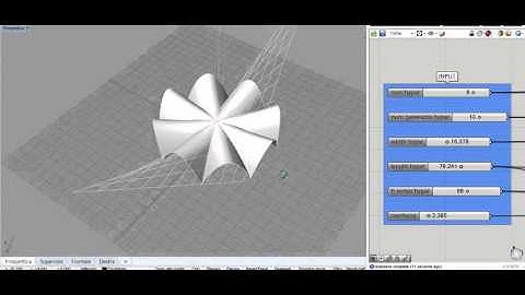 Hypar in Grasshopper - Los Manantiales by Félix Candela