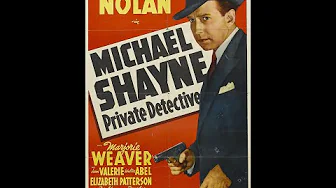 Lloyd Nolan & Marjorie Weaver in "Michael Shayne, Private Detective" (1940)