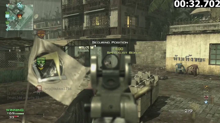 *SOLO* 66 Second Moab on Bootleg w/ 111 Kills Specialist - CoD: Mw3