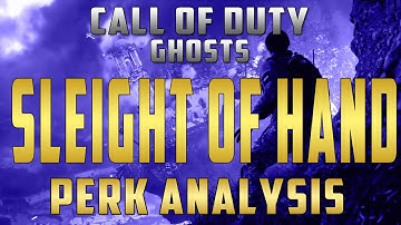 CODscience: Sleight of Hand Perk Analysis   COD Ghosts Tips and Tricks