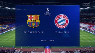 Ea sports fifa 20 barcelona vs bayern munich uefa champions league
gameplay completo