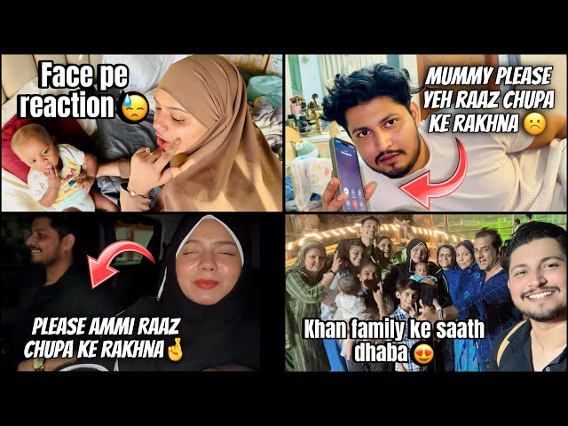 Abse Zohaan Ko Koi Kiss Nahi Kare Ga🙁| Family Ko Surprise Dene Nikale Dhaba☺️| Sufiyan And Nida♥️ class=