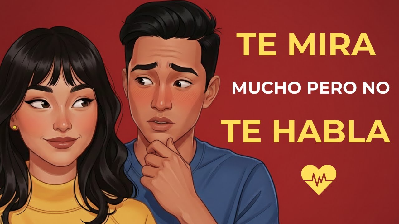 Te MIRA mucho pero no te HABLA ¿le gustas?💖