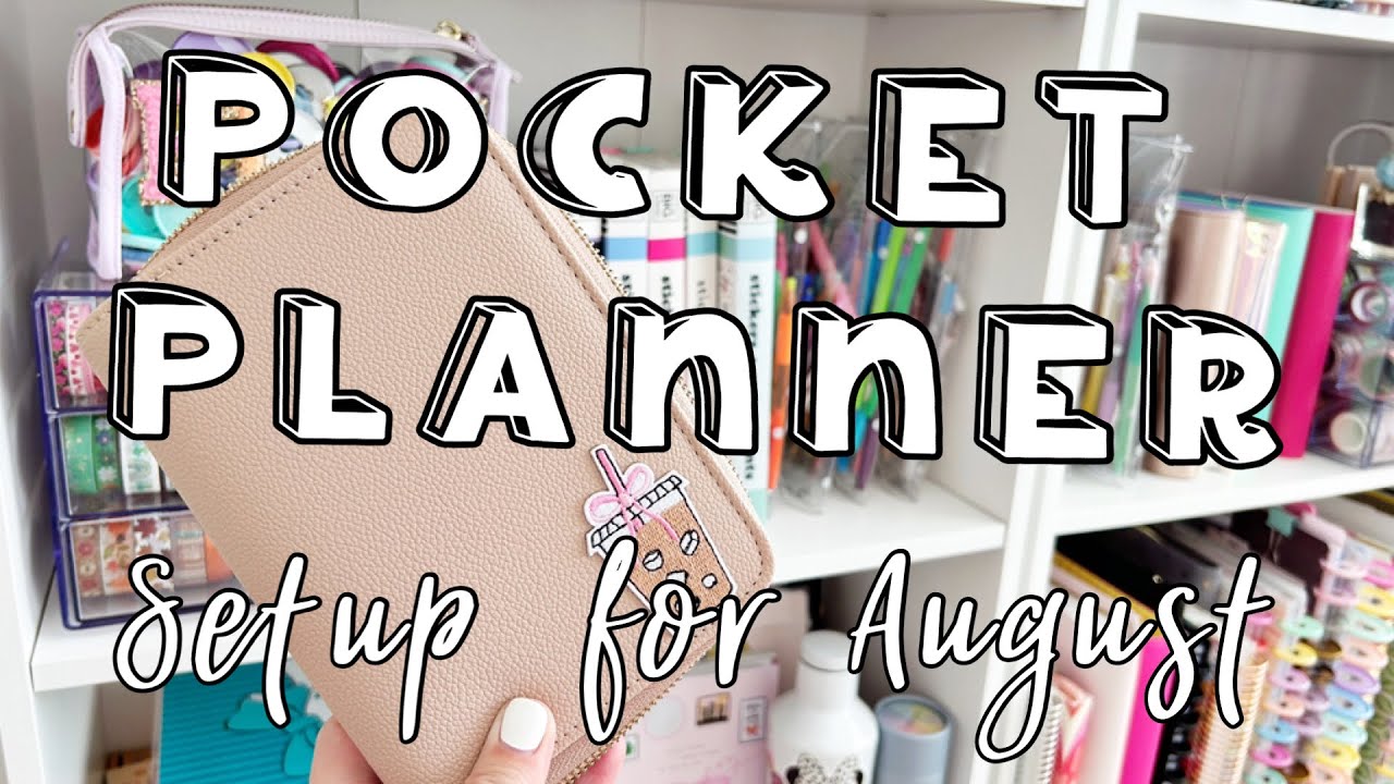 POCKET PLANNER SETUP | PLANNER ON THE GO | WALLET SIZE PLANNER | PLANNER TIPS!