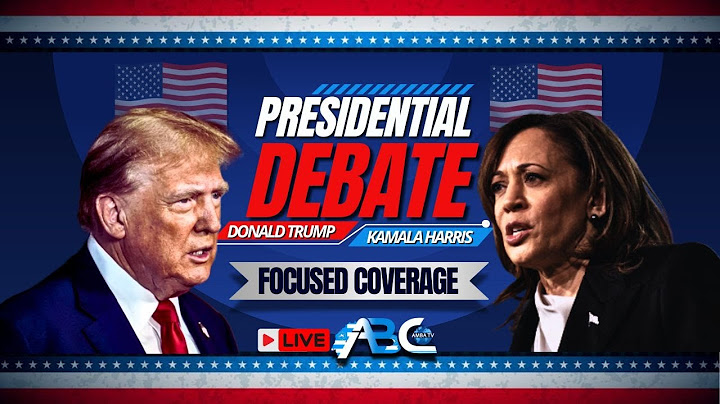 #Rebroadcast Courtesy ABC News: Presidential Debate Harris and Trump Meet in Philadelphia