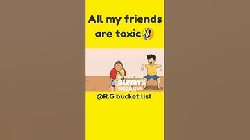 Wait for end 🤣 | @R.G Bucket list | #shorts #animation #rgbucketlist #allmyfriendsaretoxic #viral