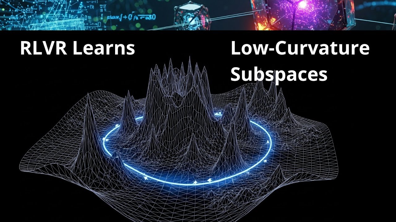 AI Learns in Low-Curvature Subspaces (RLVR)