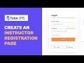 Tutor LMS | How To Create and Display Instructor Registration Page | Create an Online Course Website