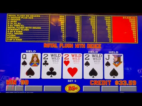 Deuces Wild Video Poker Play Free