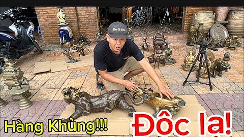 Trâu đồng xưa _ hổ đồng _ Tượng đồng #đồcổcầnthơ #đồcổ 